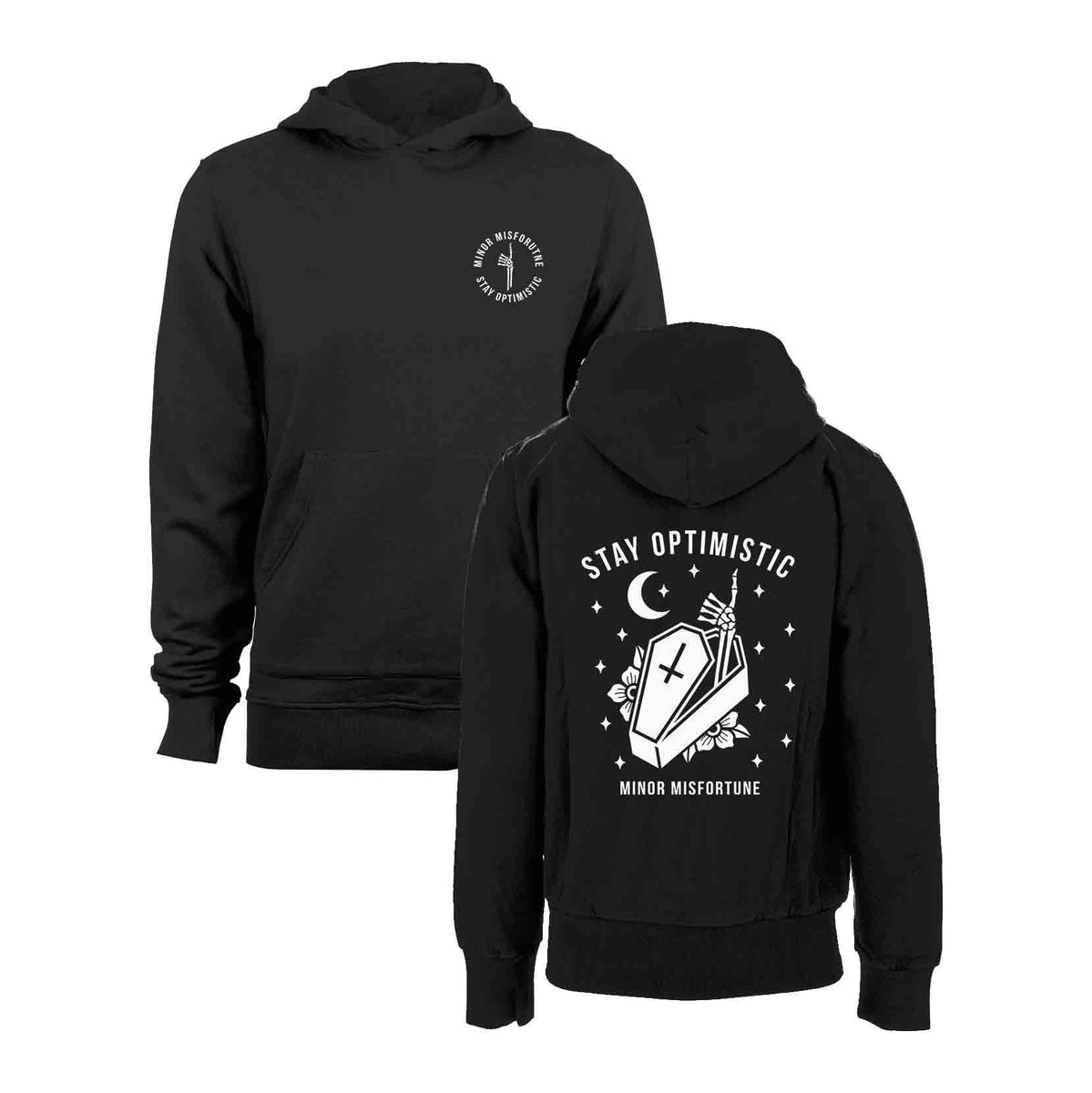 STAY OPTIMISTIC HOODIE - Minor Misfortune